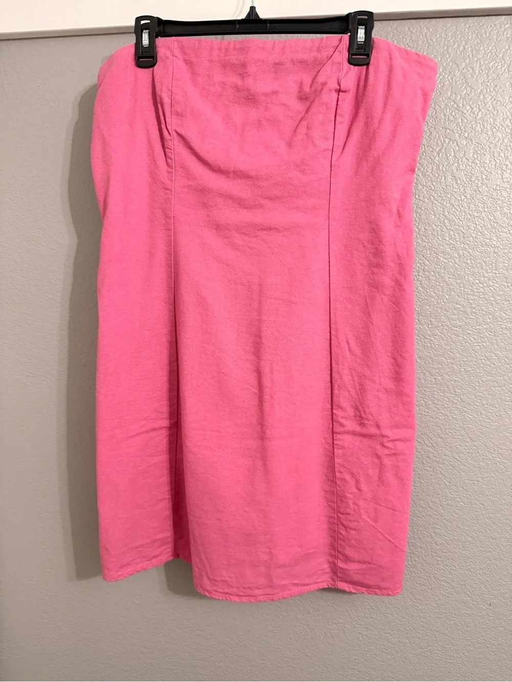 Old Navy Pink Strapless A-Line Dress - Picture 2 of 8